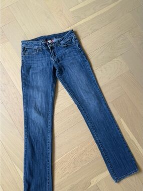 Lucky 🍀 vintage Y2K Classic Women's Blue Denim Jeans - Straight Fit